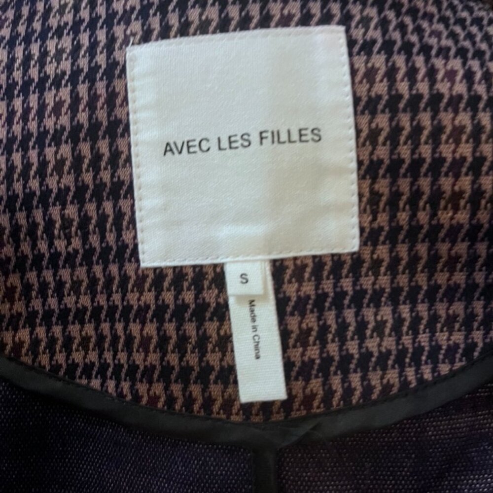 NWOT Avec Les Filles Women's Brown Blazer Size S - Picture 3 of 3